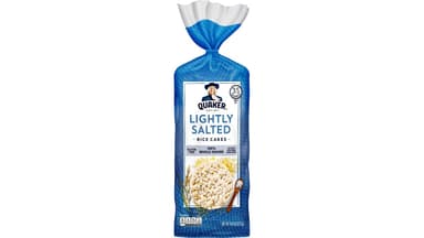 Quaker Oats Gluten Free 100% Whole Grains Lightly Salted Rice Cakes