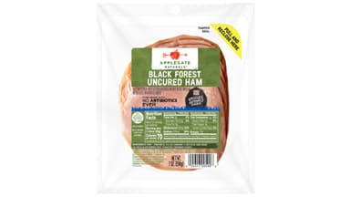 Applegate Farms Naturals Gluten Free Uncured Black Forest Sliced Ham