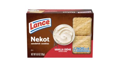 Lance Nekot Vanilla Creme Sandwich Cookies