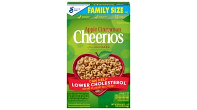 Cheerios Gluten Free Heart Healthy Apple Cinnamon Breakfast Cereal Family Size