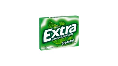 Extra Sugar Free Spearmint Chewing Gum Sticks Single