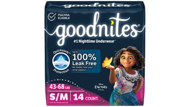 Goodnites x Disney Encanto Quicksorb Girls' Nighttime Bedwetting Underwear ( ) (Small/Medium)