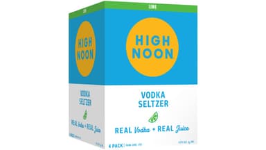 High Noon Gluten Free No Sugar Added Lime Vodka Hard Seltzer