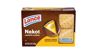 Lance Nekot Individually Wrapped Lemon Creme Sandwich Cookies