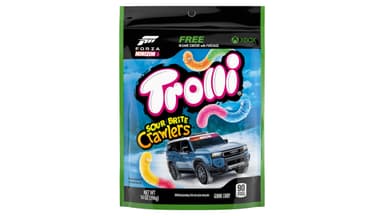 Trolli Sour Brite Crawlers Sweet and Sour Gummy Worms