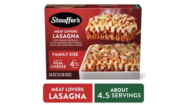 Stouffer's Frozen Meat Lovers Lasagna Meal Family Size