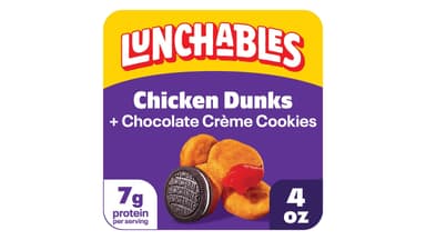 Lunchables Chicken Dunks with Chocolate Creme Cookies