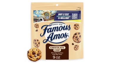 Famous Amos Orignal Recipe Bite-Size Chocolate Chip Cookies Resealable