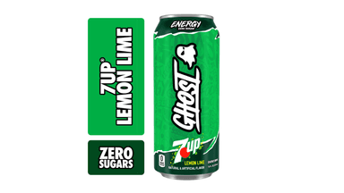 GHOST Energy Zero Sugar Limited Edition 7UP Lemon-Lime Energy Drink