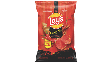 Lay's Flamin Hot Flavored Potato Chips