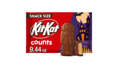 Kit Kat Counts Halloween Snack Size Crisp Wafer in Milk Chocolate Candy