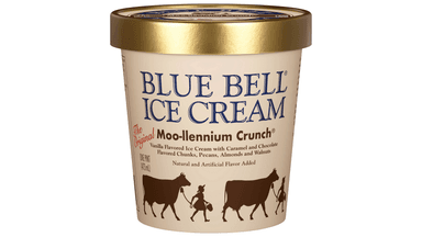 Blue Bell Moo-llennium Crunch Ice Cream