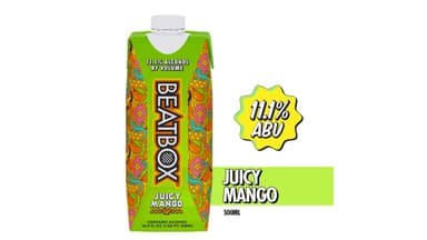 BeatBox Beverages Juicy Mango Wine Cocktail Tetra Pak