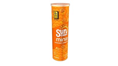 SunChips Minis Harvest Cheddar Flavored Whole Grain Chips Canister