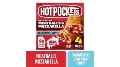 Hot Pockets Frozen Italian Style Meatball Mozzarella Sandwiches