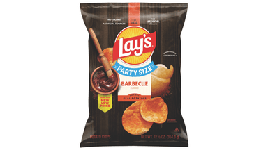 Lay's Barbecue Flavored Potato Chips Party Size