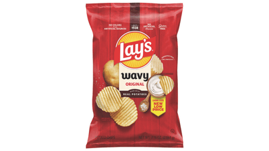 Lay's Wavy Gluten Free Original Potato Chips