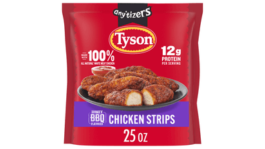 Tyson Honey BBQ Flavored Frozen Chicken Strips