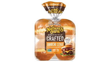 Nature's Own Perfectly Crafted Brioche Style Hamburger Buns
