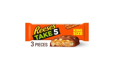 Reese's Take5 Pretzel Caramel Peanut Butter Chocolate Candy Bar King Size