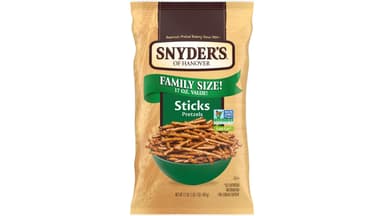 Snyder's of Hanover Low Fat Pretzel Sticks Family Size