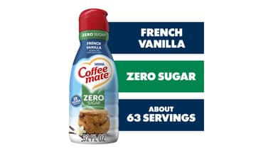 Coffee-Mate Zero Sugar Non Dairy French Vanilla Coffee Creamer