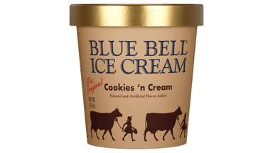 Blue Bell Creameries Cookies 'n Cream Ice Cream