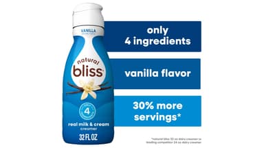 Coffee-Mate Natural Bliss Gluten Free Vanilla Flavored Creamer