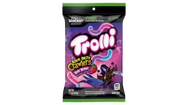Trolli Sour Brite Crawlers Very Berry Gummy Worms