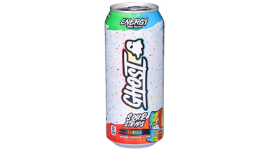 Ghost Gluten Free Vegan Zero Sugar Sour Strips Rainbow Energy Drink