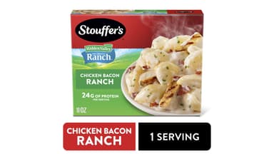 Stouffer’s Hidden Valley Frozen Chicken Bacon Ranch Pasta Meal
