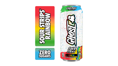 GHOST Rainbow Sour Strips Zero Sugar Energy Drink
