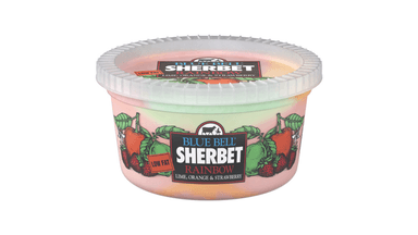 Blue Bell Low Fat Rainbow Sherbet