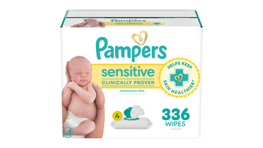 Pampers Fragrance Free Sensitive Hypoallergenic Baby Wipes