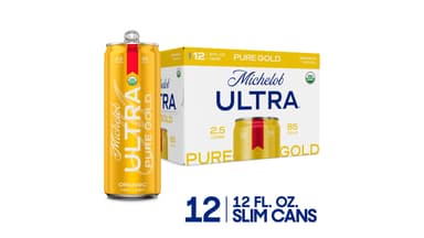 Michelob Ultra Pure Gold Organic American Light Lager Slim